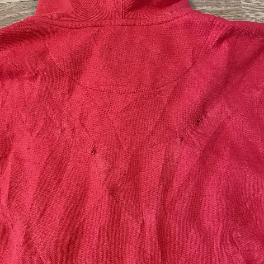 San Francisco 49ers Hoodie size XL Red NFL Football Zip Sweatshirt - Picture 9 of 10